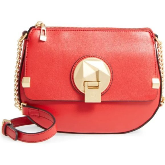 Celine Dion Octave Leather Crossbody Bag - Picture 1 of 11